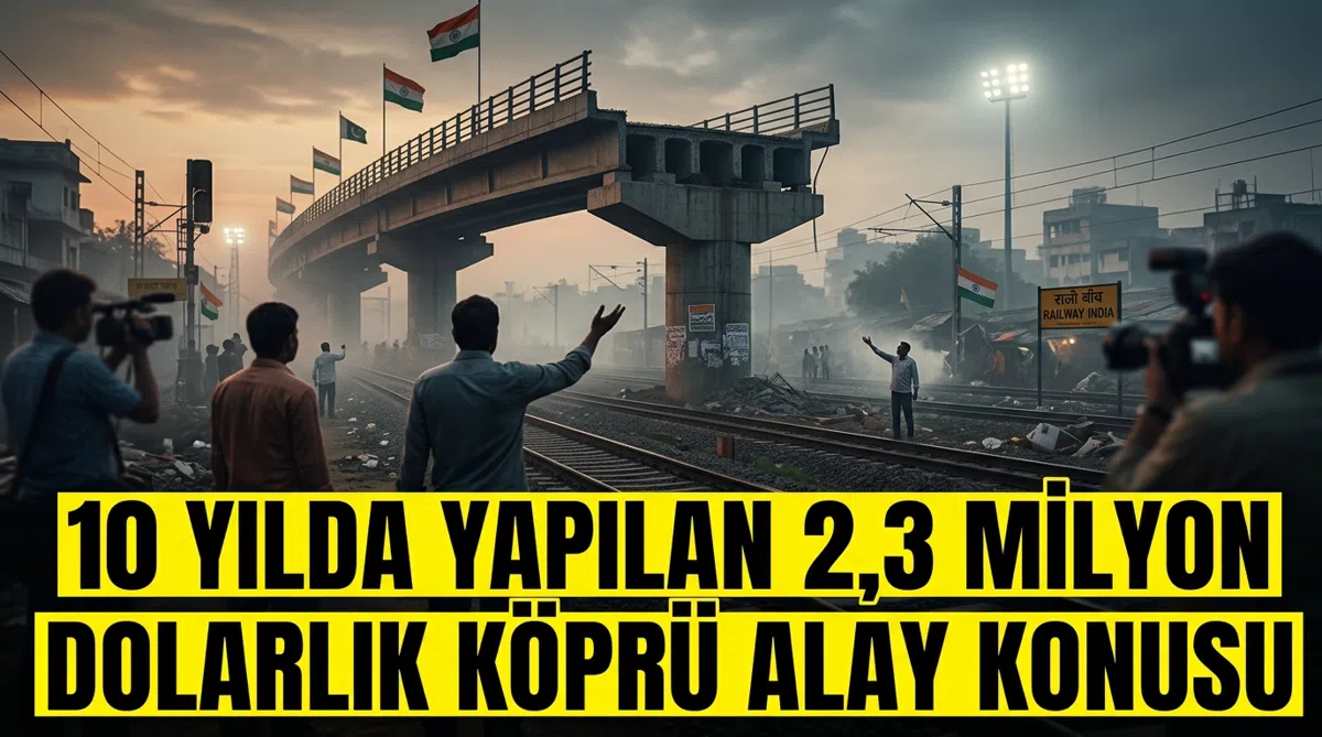 10 yılda yapılan 2,3 milyon dolarlık köprü alay konusu