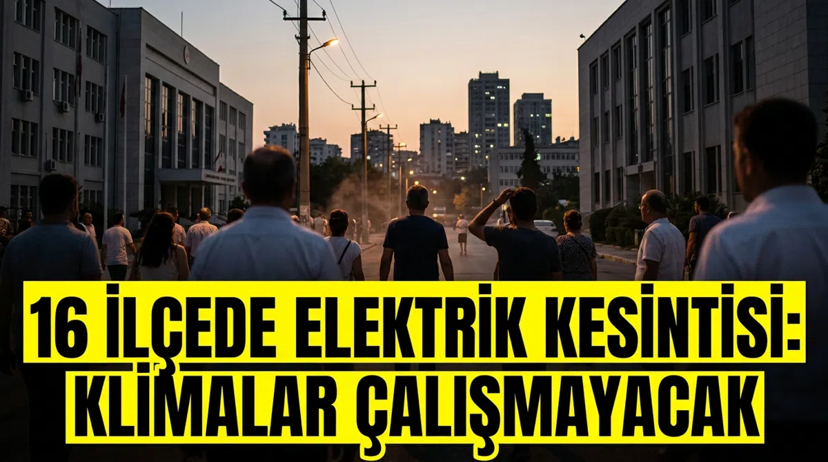16 ilçede elektrik kesintisi: Klimalar çalışmayacak