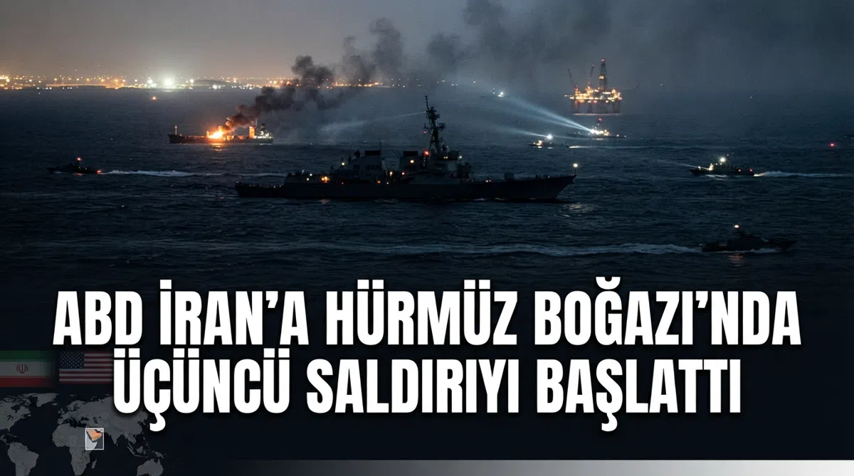 ABD İran’a Hürmüz Boğazı’nda üçüncü saldırıyı başlattı