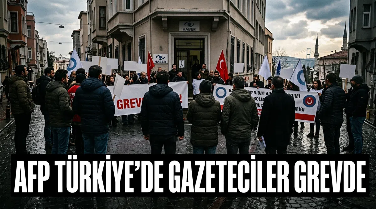 AFP Türkiye’de gazeteciler grevde