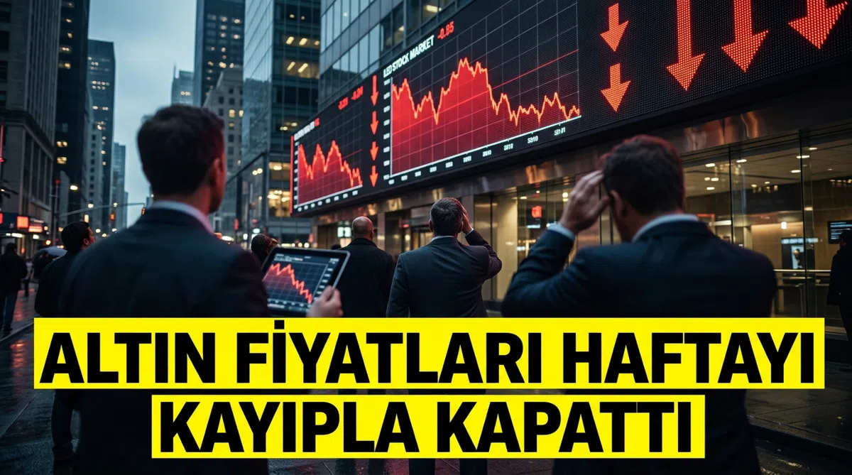 Altın fiyatları haftayı kayıpla kapattı