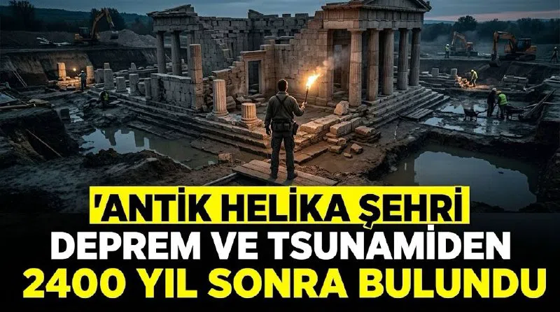 Antik Helika şehri deprem ve tsunamiden 2400 yıl sonra bulundu