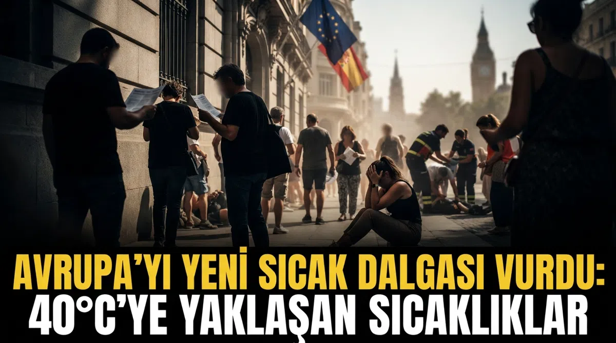 Avrupa’yı yeni sıcak dalgası vurdu: 40°C’ye yaklaşan sıcaklıklar