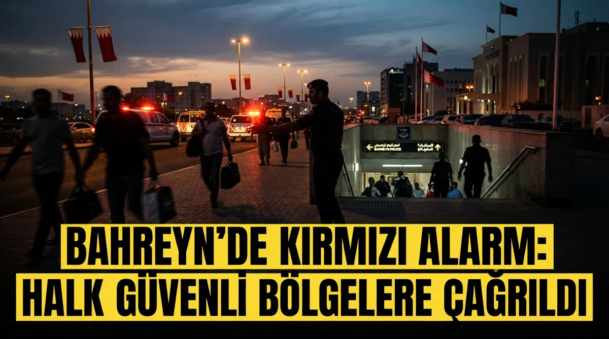 Bahreyn'de Kırmızı Alarm: Halk Güvenli Bölgelere Çağrıldı
