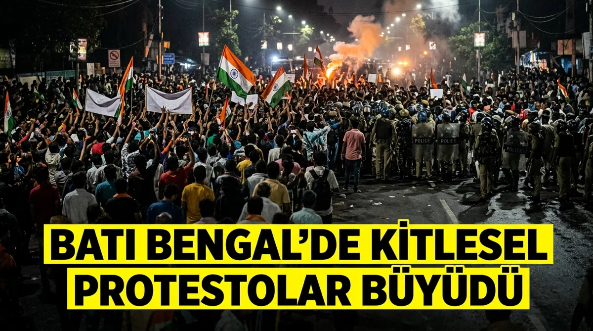 Batı Bengal'de tecavüz ve cinayet protestoları büyüdü