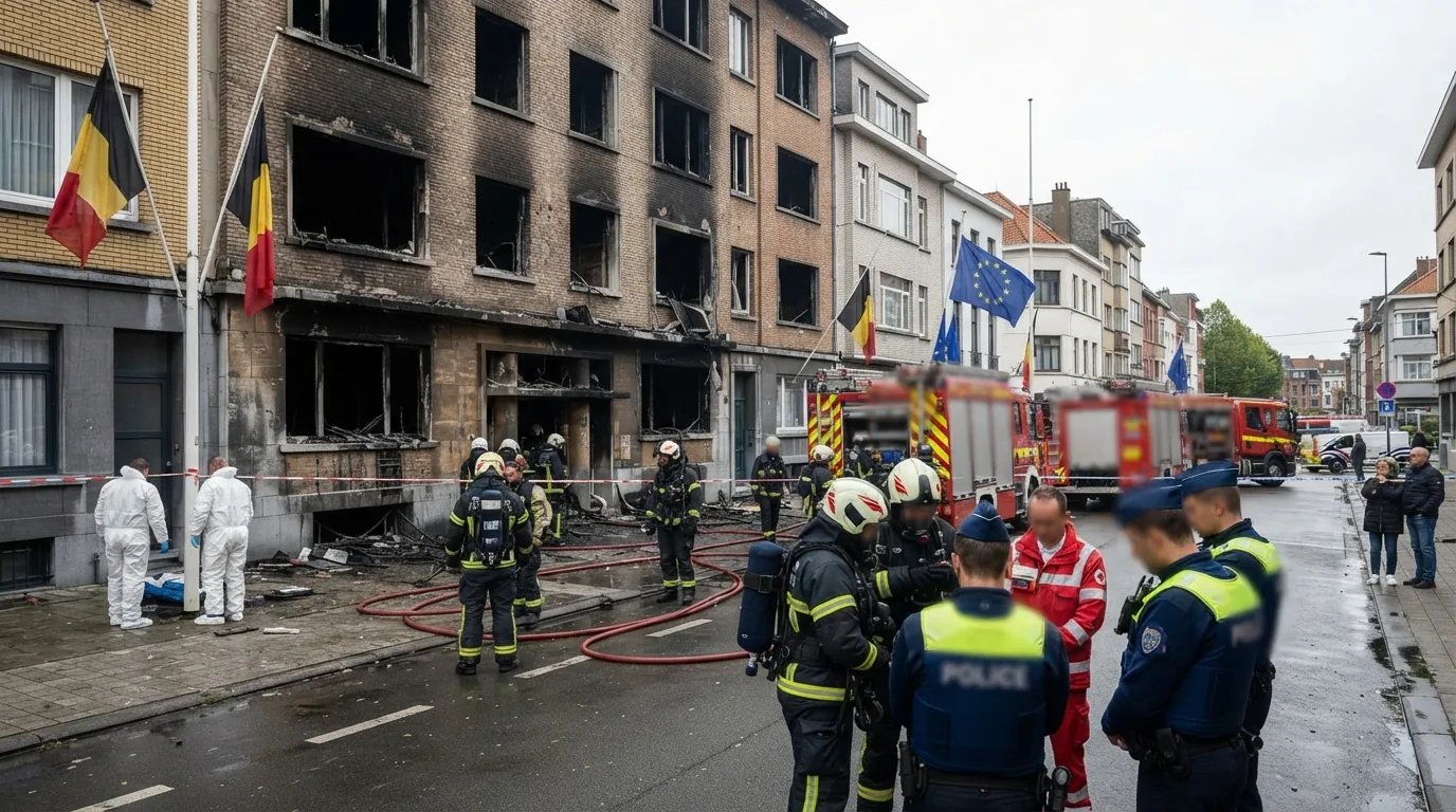 Belçika'da Apartman Yangını: En Az Altı Kişi Hayatını Kaybetti