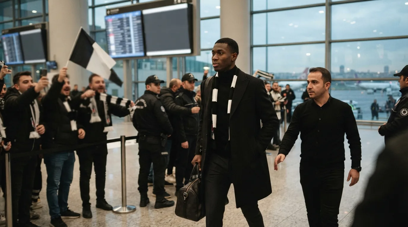 Beşiktaş'ın Yeni Transferi Kassoum Ouattara İstanbul'a Geldi