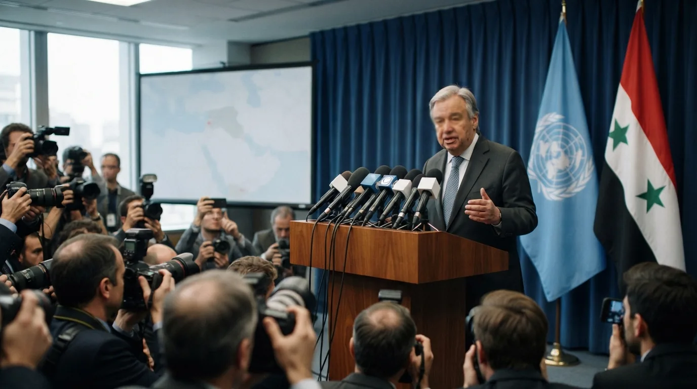 BM Genel Sekreteri Guterres'ten Şam Patlaması İçin 'Derin Endişe' Açıklaması
