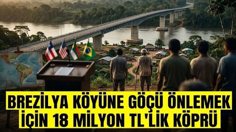Brezilya köyüne göçü önlemek için 18 milyon TL'lik köprü