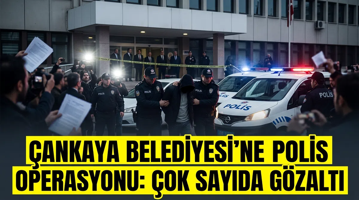 Çankaya Belediyesi'ne Polis Operasyonu: Çok Sayıda Gözaltı