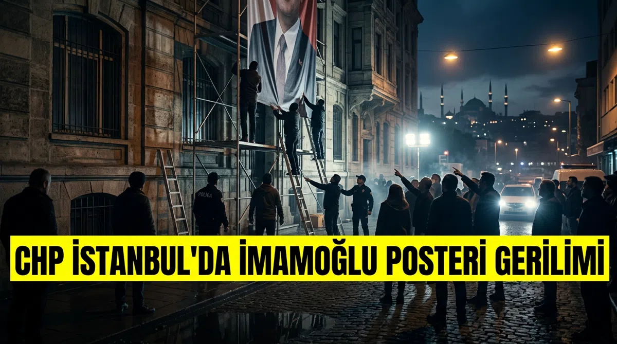 CHP İstanbul'da İmamoğlu Posteri Gerilimi