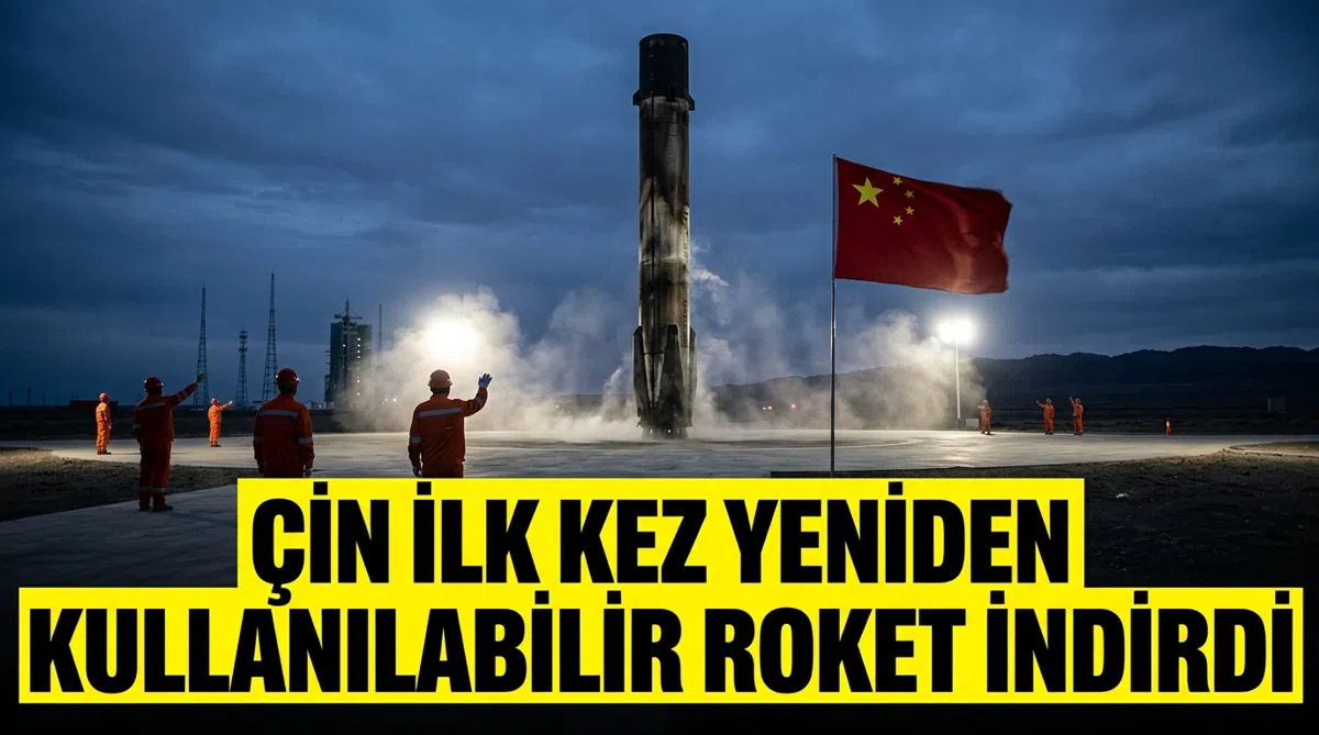 Çin İlk Kez Yeniden Kullanılabilir Roket İndirdi