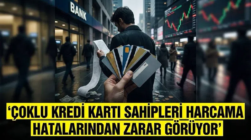 Çoklu kredi kartı sahipleri harcama hatalarından zarar görüyor