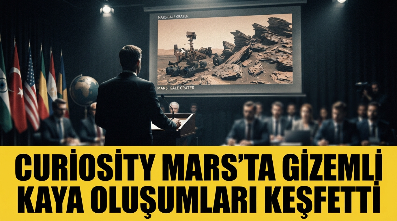 Curiosity Mars'ta Gizemli Kaya Oluşumları Keşfetti