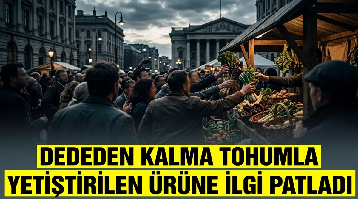 Dededen kalma tohumla yetiştirilen ürüne ilgi patladı