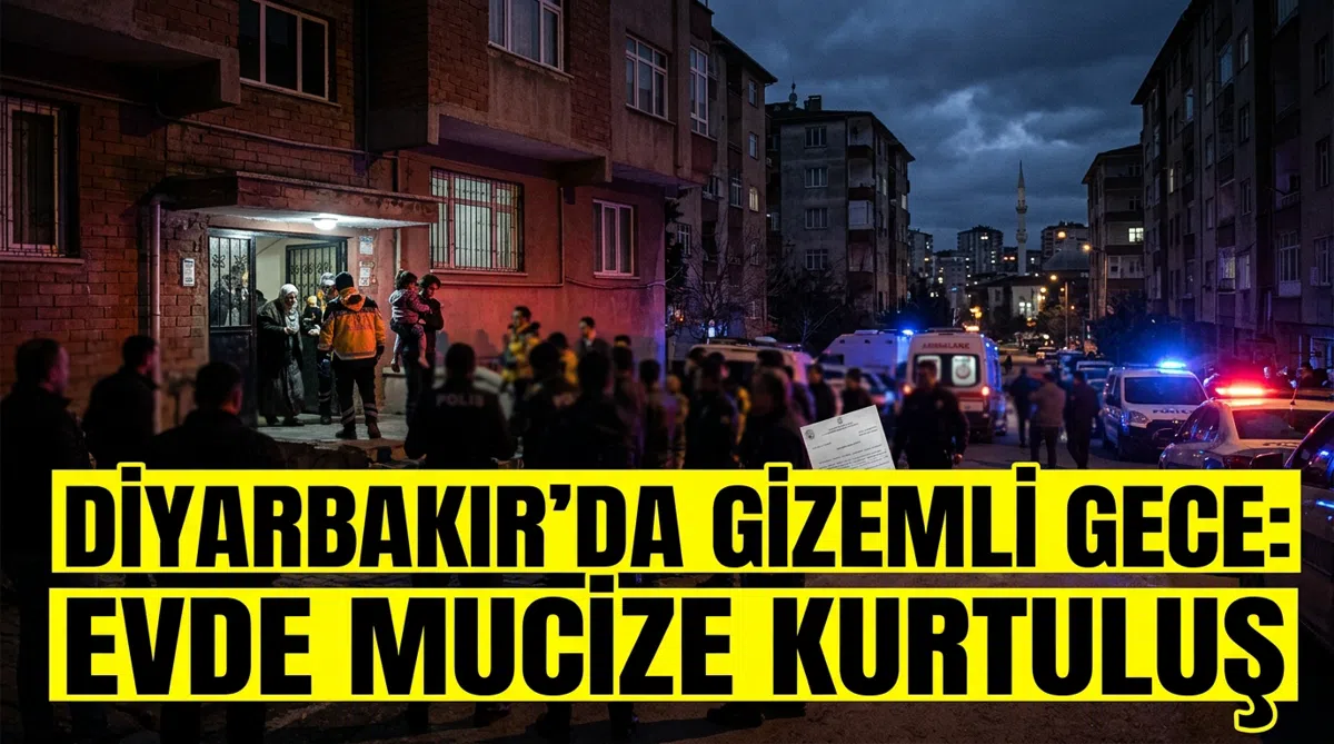 Diyarbakır'da 23 el ateşle silahlı saldırı: Evde mucize kurtuluş