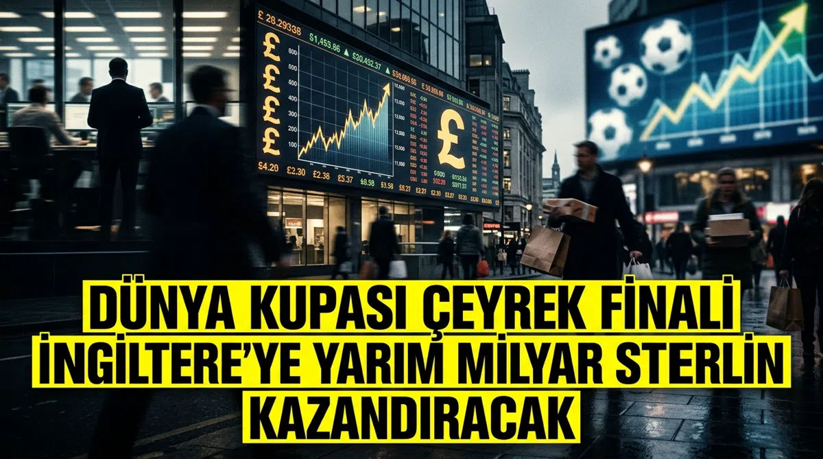 Dünya Kupası Çeyrek Finali İngiltere'ye Yarım Milyar Sterlin Kazandıracak