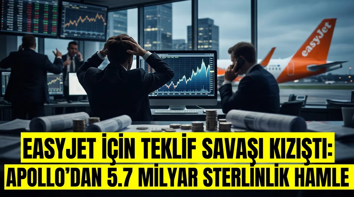 easyJet İçin Teklif Savaşı Kızıştı: Apollo'dan 5.7 Milyar Sterlinlik Hamle