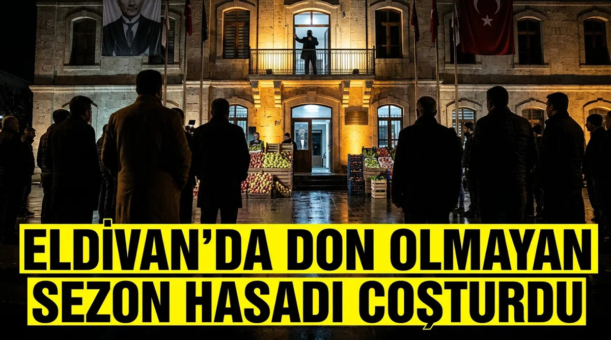 Eldivan’da donsuz sezon hasat coşturdu