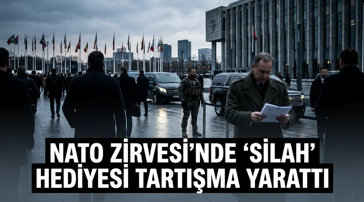 Erdoğan’ın NATO liderlerine tabanca hediyesine tepki
