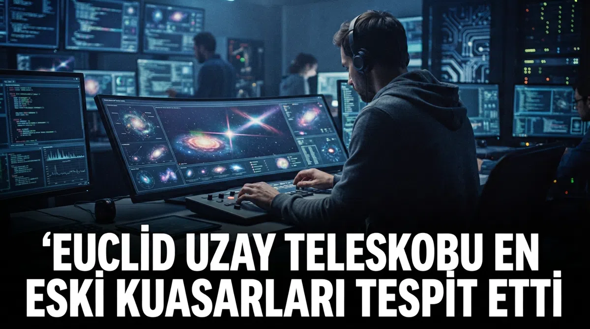 Euclid uzay teleskobu en eski kuasarları tespit etti