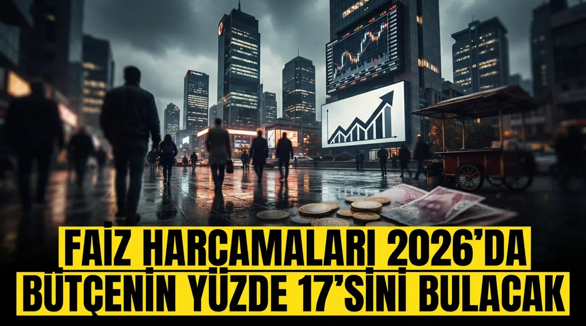Faiz harcamaları 2026’da bütçenin yüzde 17’sini bulacak