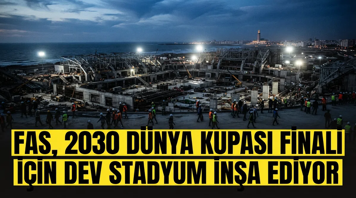 Fas, 2030 Dünya Kupası Finali İçin Dev Stadyum İnşa Ediyor