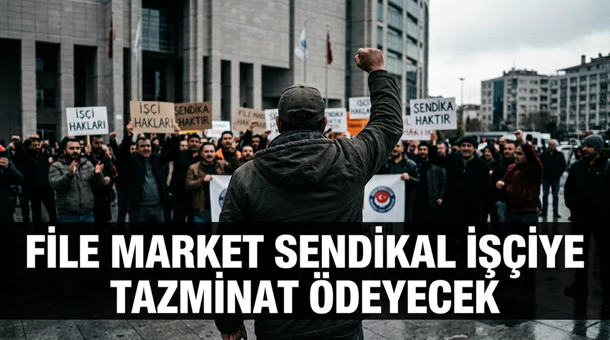 FİLE Market sendikal işçiye tazminat ödeyecek