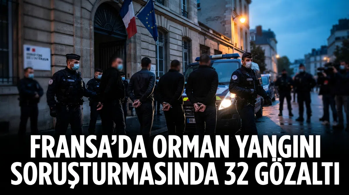 Fransa'da orman yangını soruşturmasında 32 gözaltı