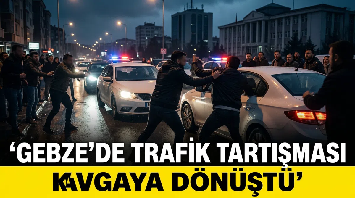 Gebze'de trafik tartışması sopalı saldırıya dönüştü