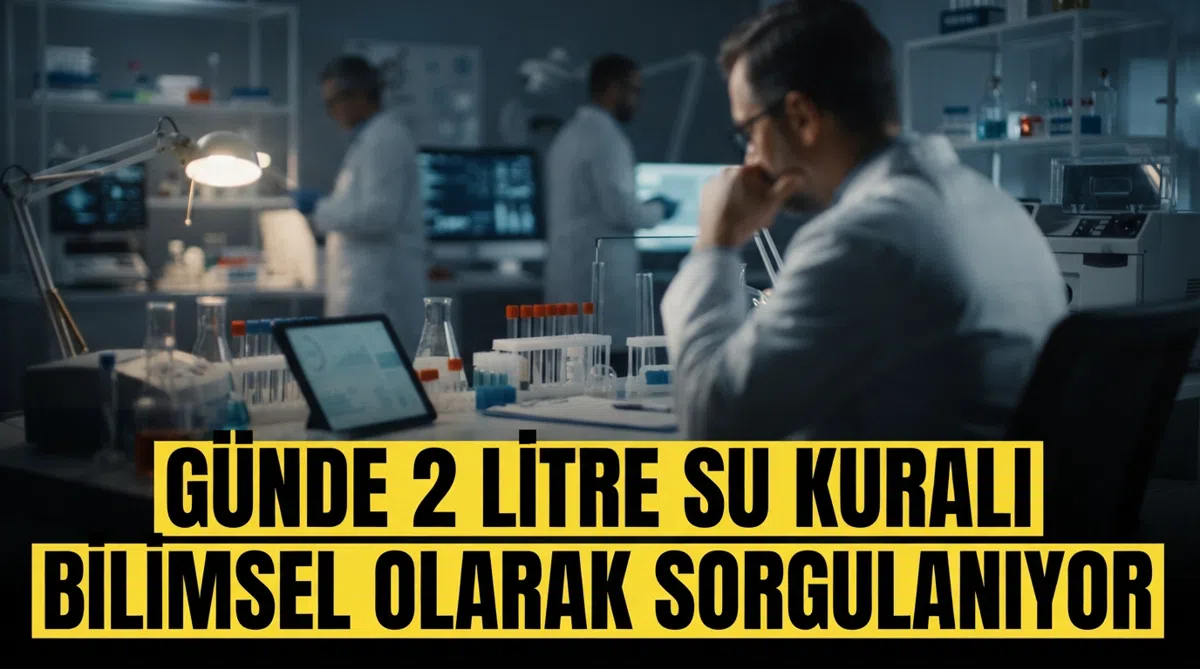 Günde 2 litre su kuralı bilimsel olarak sorgulanıyor