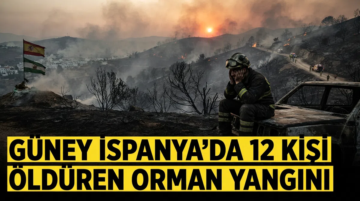 Güney İspanya'da 12 kişi öldüren orman yangını