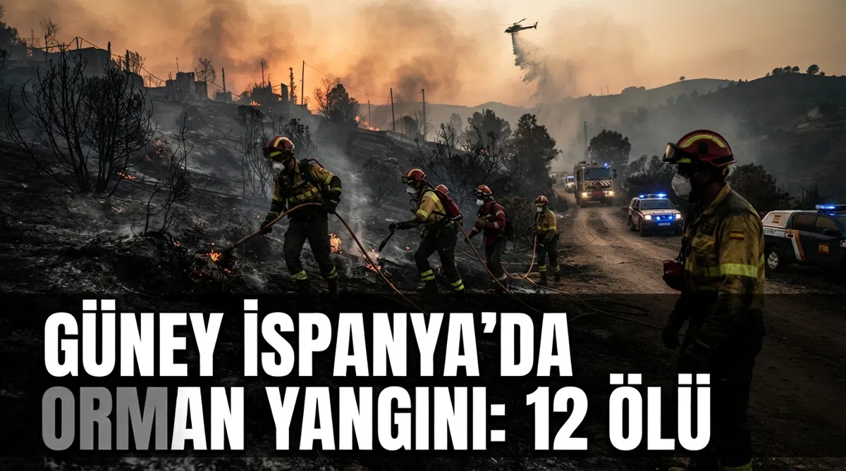 Güney İspanya'da orman yangını: 12 ölü