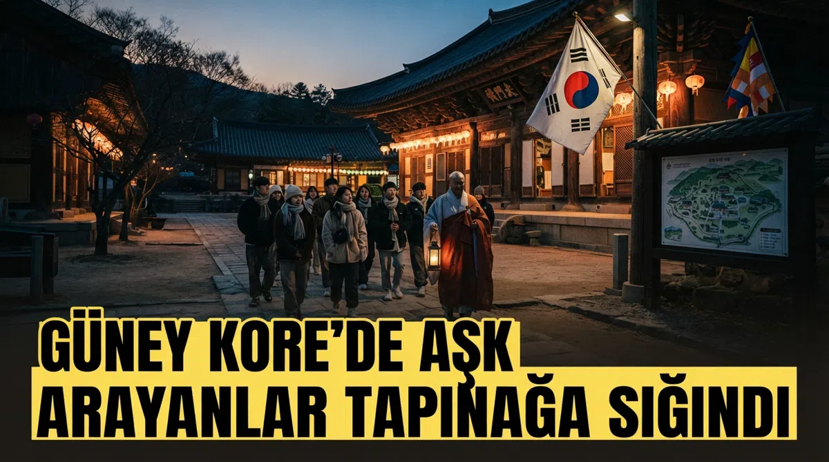 Güney Kore'de aşk arayanlar tapınağa sığındı