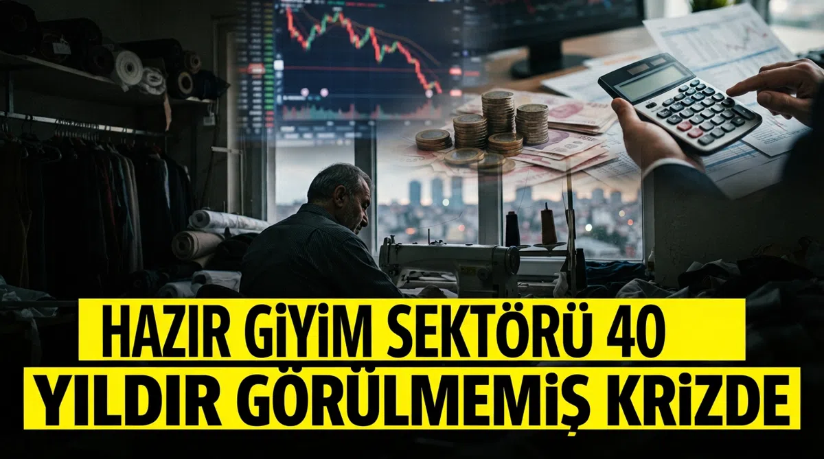 Hazır giyim sektörü 40 yıldır görülmemiş krizde