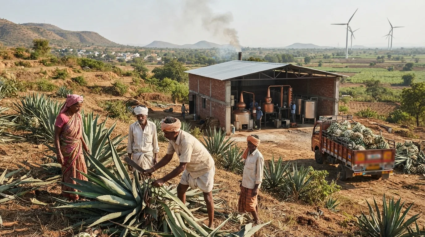 Hindistan'da Yabani Agav Bitkileri Yeni Bir İçki Sektörü Doğuruyor