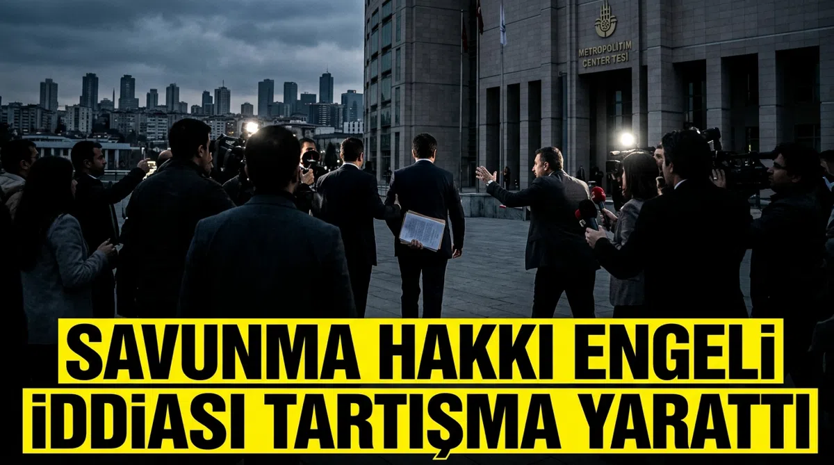 İmamoğlu: Savunma yapmama engel oldular