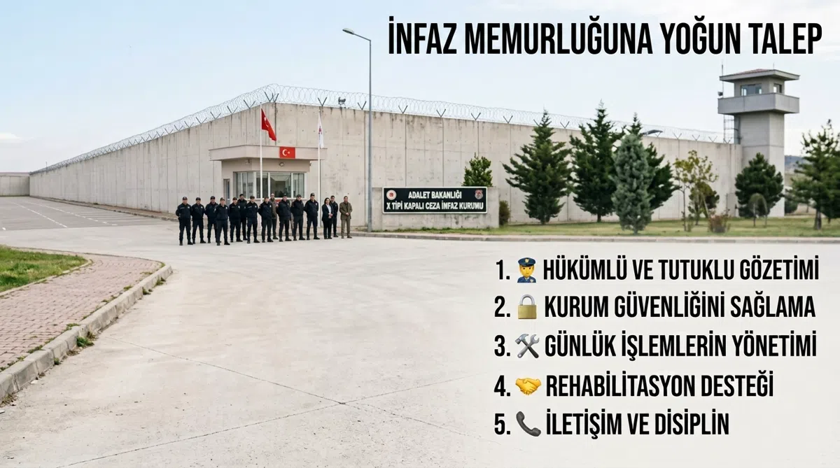 İnfaz ve Koruma Memurluğu Gençlerin Gözdesi Oldu