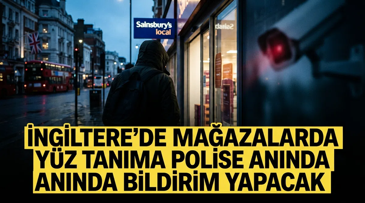 İngiltere'de mağazalarda yüz tanıma polise anında bildirim yapacak