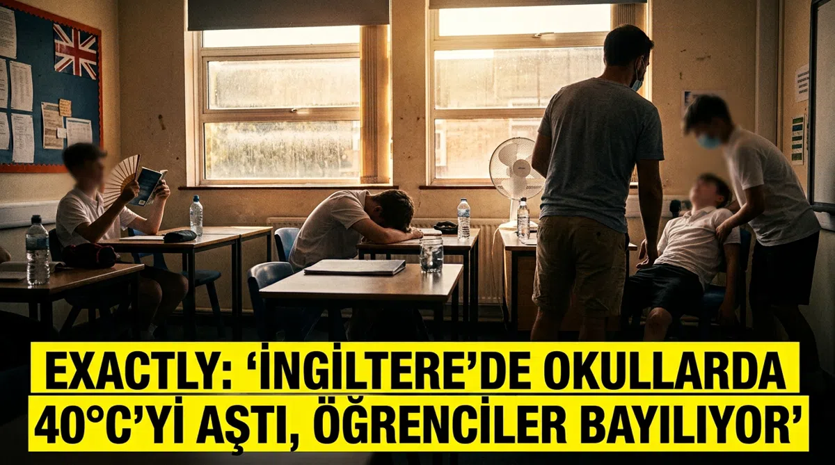 İngiltere’de okullarda 40°C’yi aştı, öğrenciler bayılıyor