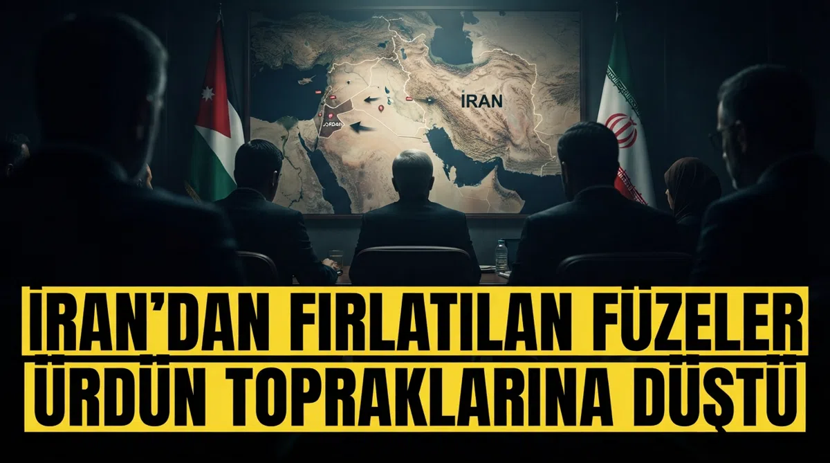 İran'dan Fırlatılan Füzeler Ürdün Topraklarına Düştü