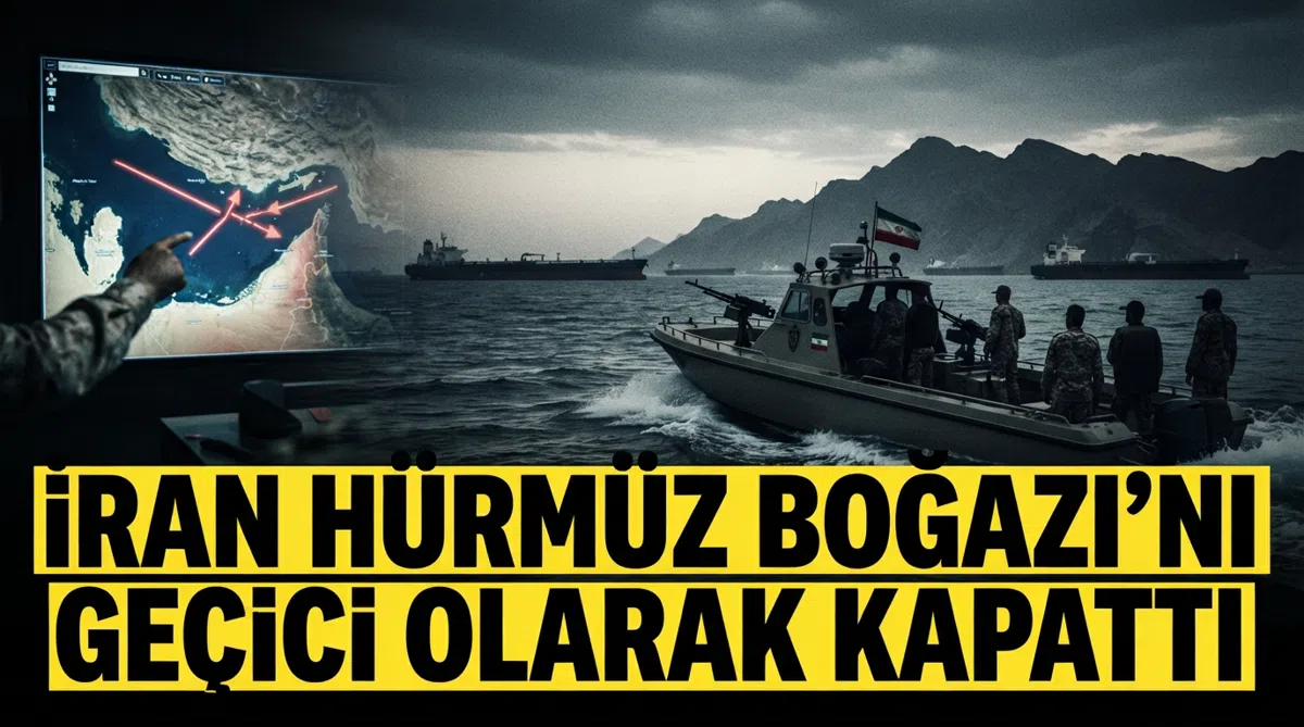 İran Hürmüz Boğazı'nı geçici olarak kapattı
