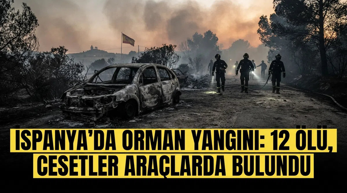 İspanya'da orman yangını: 12 ölü, cesetler araçlarda bulundu