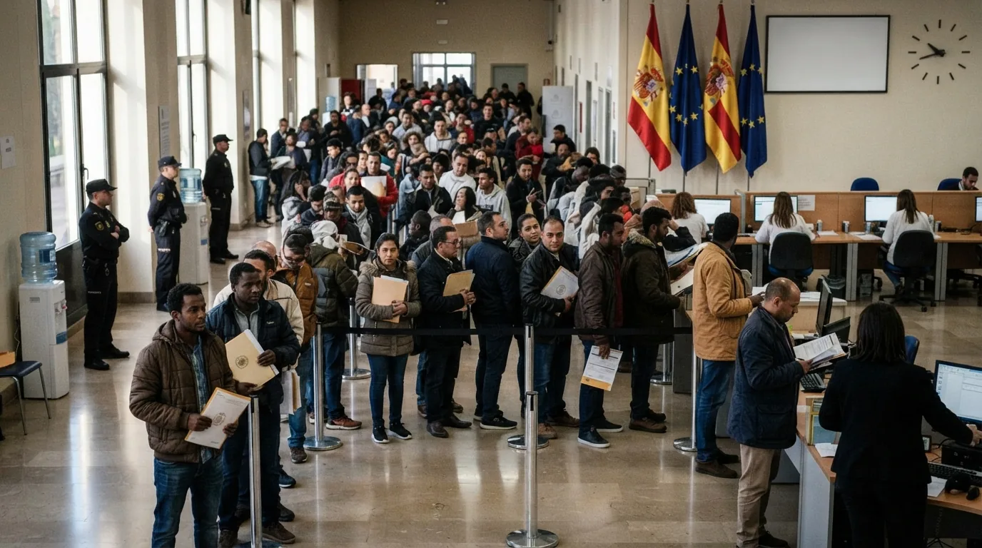 İspanya'da Yaklaşık 1.2 Milyon Düzensiz Göçmen Yasal Statüye Başvurdu