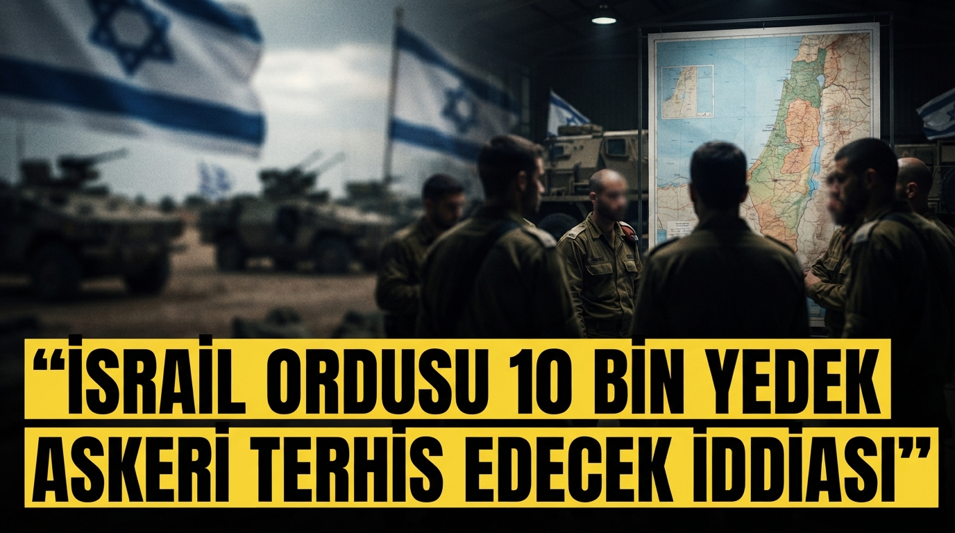 İsrail Ordusu 10 Bin Yedek Askeri Terhis Edecek İddiası