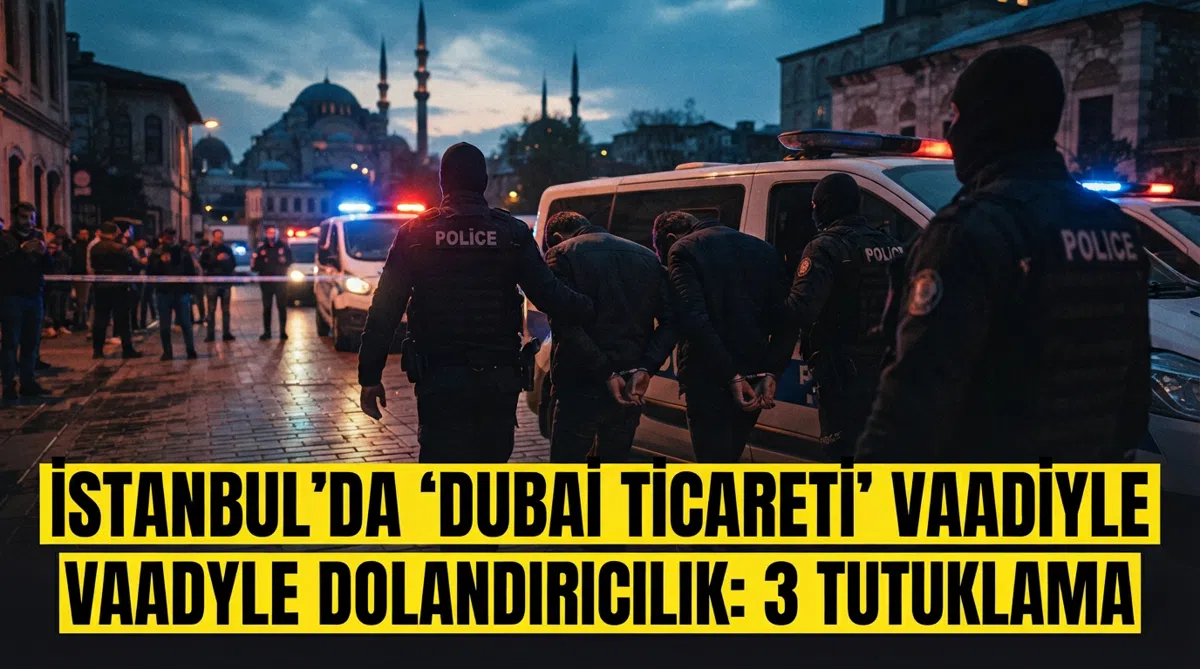 İstanbul'da 'Dubai Ticareti' Vaadiyle Dolandırıcılık: 3 Tutuklama