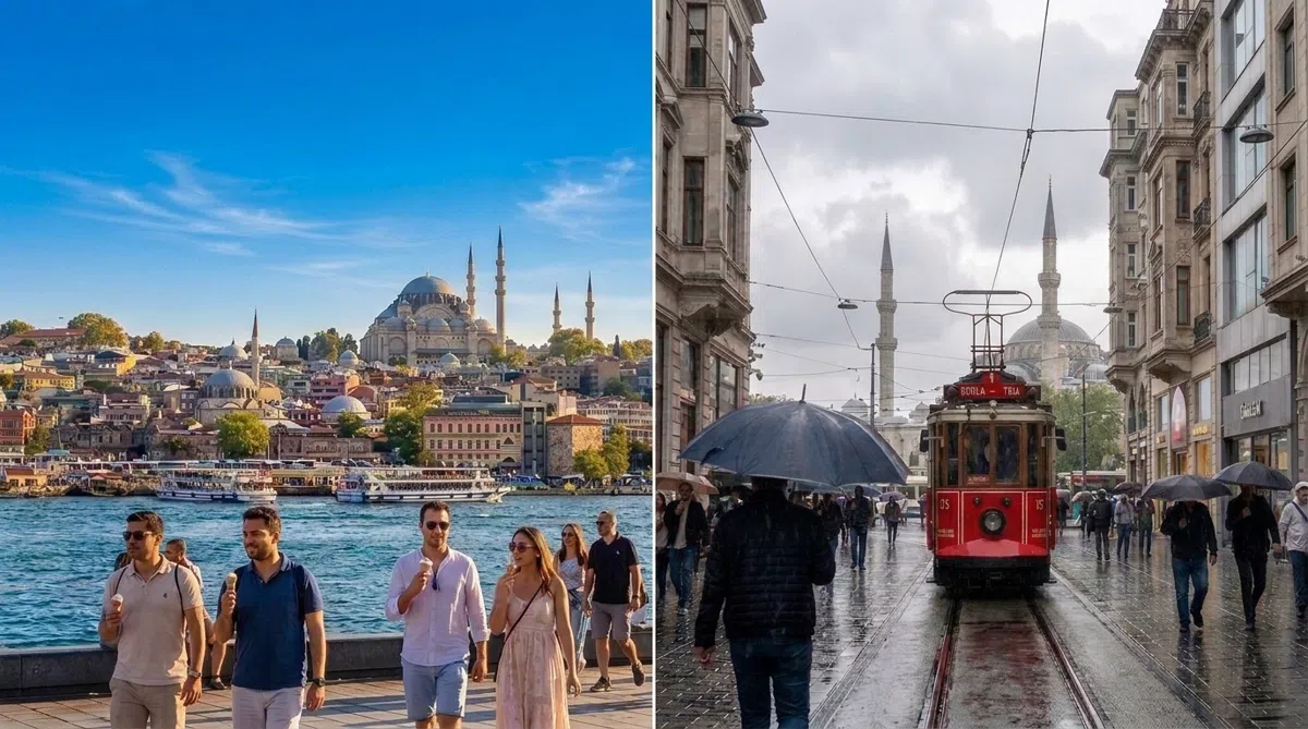 İstanbul'da Pazartesi Gecesi Yerel Yağışlar Başlıyor