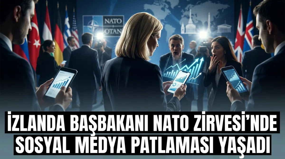 İzlanda Başbakanı NATO Zirvesi’nde sosyal medya patlaması yaşadı