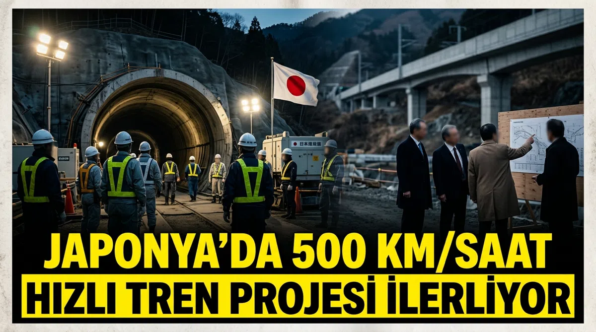 Japonya'da 500 km/saat hızlı tren projesi ilerliyor