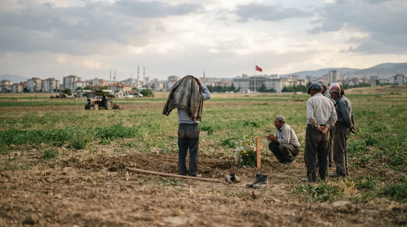 Kahramanmaraş'ta Tarlada Yıldırım Çarpan Çiftçi Hayatını Kaybetti